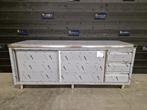 Werktafel | 2 schuifdeuren, 3 lades | RVS | 200x70 cm, Zakelijke goederen, Horeca | Keukenapparatuur, Nieuw in verpakking, RVS Meubilair