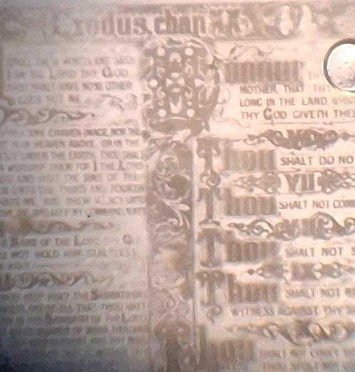 Microscoop - The 10 commandments - 1850-1900 - Verenigd, Verzamelen, Fotografica en Filmapparatuur