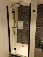 Douchedeur ca 90cm mat zwart met gratis douchebak - 0008, Doe-het-zelf en Verbouw, Sanitair, Ophalen, Nieuw, Glas, Douche