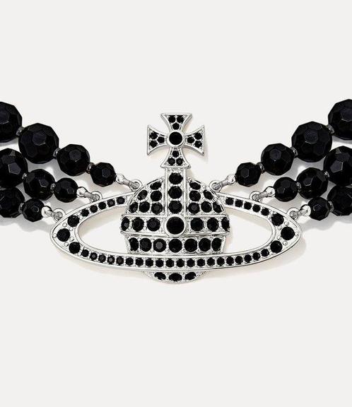 Vivienne Westwood - Platina/Ruthenium - Zwarte Agaat, Antiek en Kunst, Curiosa en Brocante