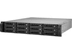 QNAP REXP-1220U-RP disk array Rack (2U) Zwart, Verzenden, Nieuw