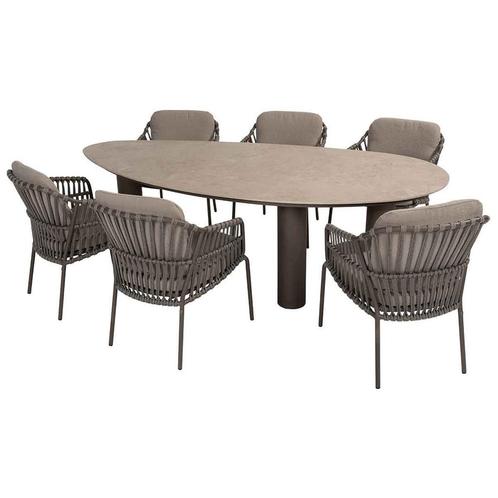 4 Seasons Capalbio tuinset 7-delig - Arizona tuintafel, Tuin en Terras, Tuinsets en Loungesets, Verzenden