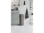 Brabantia Touch Bin - Prullenbak - 40 liter - Platinum, Huis en Inrichting, Verzenden, Zo goed als nieuw