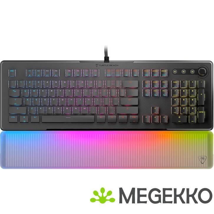 Turtle Beach Vulcan II Max Zwart - Titan II Optical Red, Computers en Software, Toetsenborden, Nieuw, Verzenden