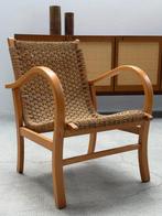 Erich Dieckmann - Fauteuil - Beuken, touw, Antiek en Kunst, Antiek | Meubels | Stoelen en Banken