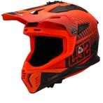 LS2 MX708 Fast II Duck M.H-V Oranje Rood Offroad Helm, Motoren, L, Nieuw met kaartje, Overige merken, Heren