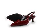 Manfield Slingbacks in maat 39 Rood | 10% korting, Verzenden, Zo goed als nieuw, Manfield, Rood