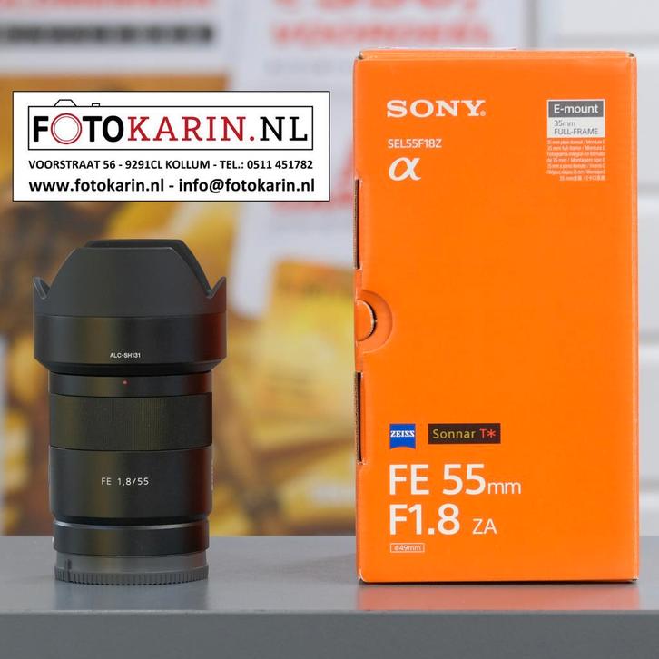 Sony FE 55mm f1.8 ZA Zeiss | nieuwstaat | Foto Karin Kollum, Audio, Tv en Foto, Fotografie | Lenzen en Objectieven, Zo goed als nieuw