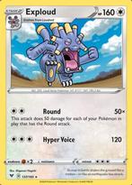 Exploud 137/185 Vivid Voltage, Hobby en Vrije tijd, Verzamelkaartspellen | Pokémon, Ophalen of Verzenden, Nieuw, Losse kaart, Foil