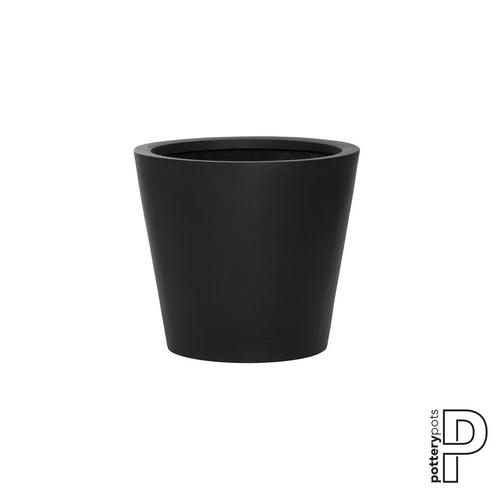 Plantenbak Bucket - Zwart Ø40 x (H)35 cm - Ø40 x (H)35 cm, Tuin en Terras, Planten | Tuinplanten, Ophalen of Verzenden