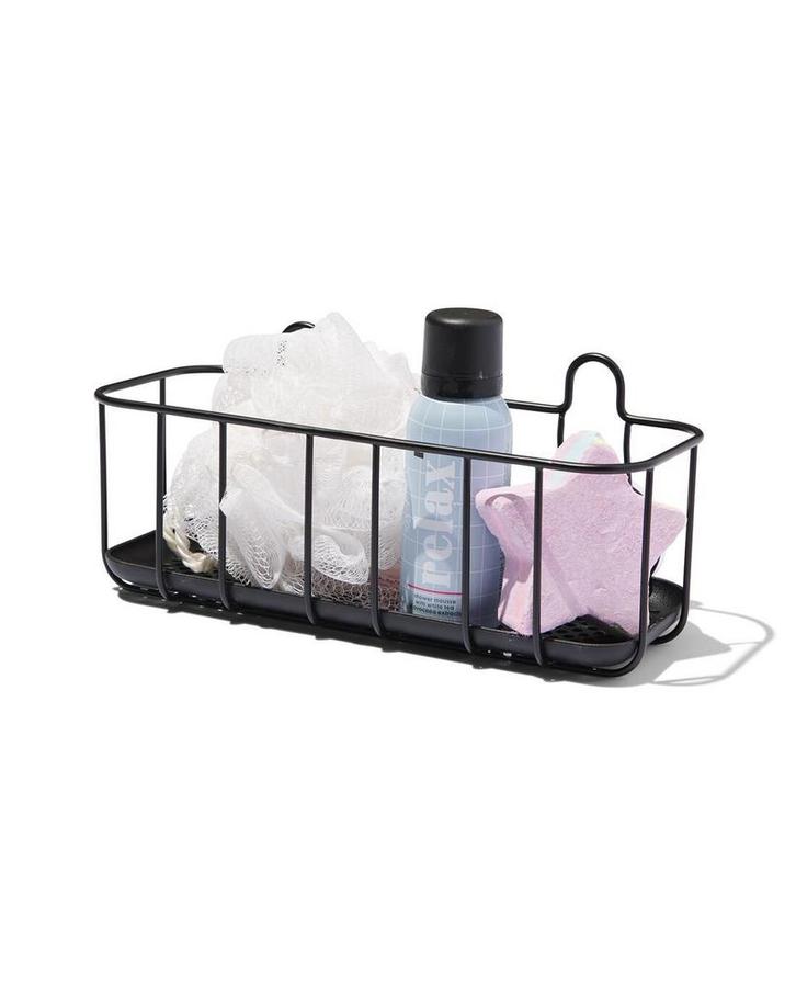 HEMA Douchemandje met zuignappen zwart, Huis en Inrichting, Badkamer | Badtextiel en Accessoires, Nieuw, Verzenden