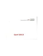 2013 AUDI GENEVE PERSMAP DUITS + 2X USB, Boeken, Auto's | Folders en Tijdschriften, Nieuw, Audi, Author