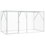 vidaXL Vogelkooi Antraciet 208 x 102 x 108 cm Gegalvaniseerd, Dieren en Toebehoren, Verzenden, Nieuw