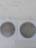 Frankrijk. 5 Francs 1849/1874 (2 stuks) (Zonder, Postzegels en Munten, Munten | Europa | Niet-Euromunten