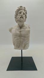 sculptuur, Busto di Asclepio - 41 cm - marmerstof, Antiek en Kunst