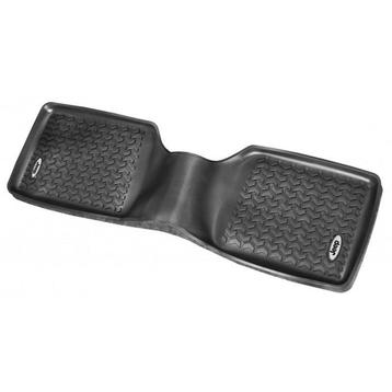 Rugged Ridge Floor Liner Rear Black 1984-2001 Jeep Logo beschikbaar voor biedingen