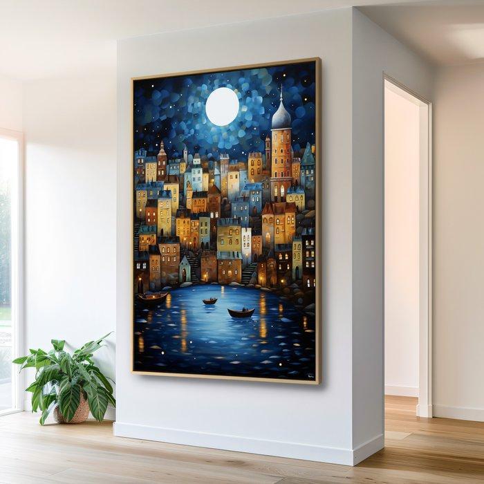 Felix van Horst - Luminous Lagoon (XXL), Antiek en Kunst, Kunst | Designobjecten