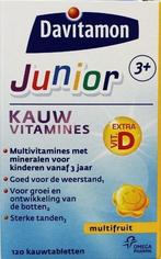 Davitamon Junior 3+ multifruit - 120 kauwtabletten 120, Verzenden, Nieuw