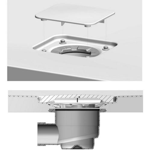 Douchebak Riho Basel Kwartrond 90x90 cm Glans Wit, Doe-het-zelf en Verbouw, Sanitair, Ophalen of Verzenden