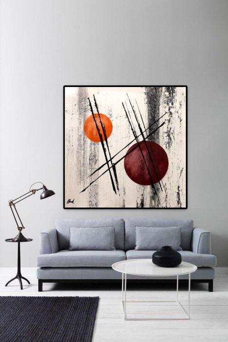 Giuseppe Panzica - Volume 3074 - Profondo (100x100 XXL), Antiek en Kunst, Kunst | Schilderijen | Modern