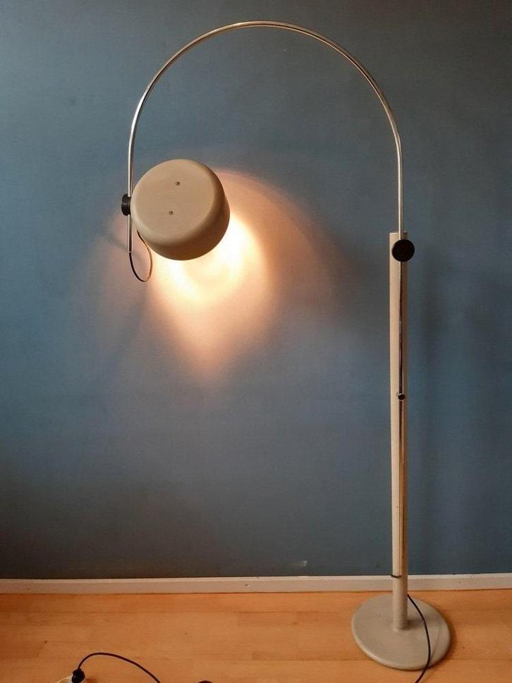 Vintage Mid-Century Floor Lamp Arc Light by Kaiser Idell/Kai, Huis en Inrichting, Lampen | Vloerlampen, Nieuw, Ophalen of Verzenden