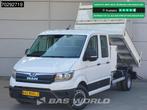 MAN TGE 5.120 COMING SOON! Kipper met Kist Dubbel Cabine Dub, Auto's, Stof, Gebruikt, Euro 6, Wit