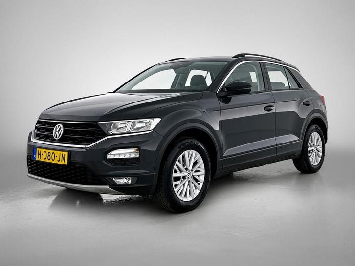 Zakelijke Lease |  Volkswagen T-Roc 1.0 TSI Style, Auto's, Volkswagen, Dealer onderhouden, Lease, Zwart, Handgeschakeld, SUV of Terreinwagen