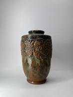 Ryukyu Okinawa Tsuboya-keramiek met druivenmotief,, Antiek en Kunst