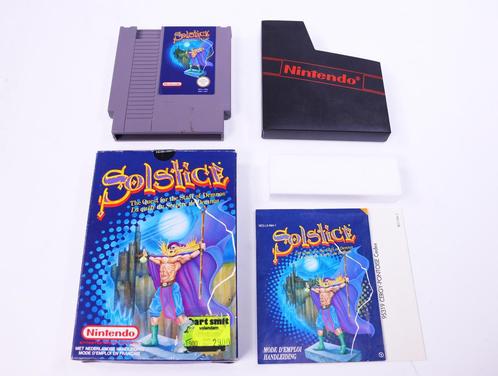 NES - Solstice - Boxed CIB (B-Grading), Spelcomputers en Games, Games | Nintendo NES, Ophalen of Verzenden