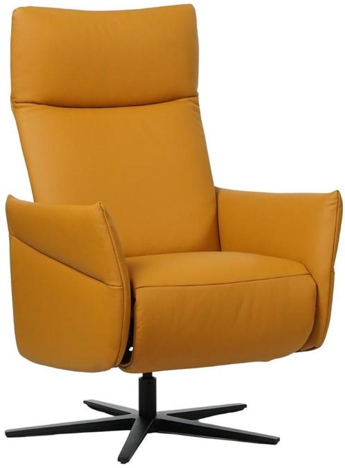 Leren relaxstoel - Elektrisch - Echt leer, Modern, Comfortab, Huis en Inrichting, Fauteuils, 75 tot 100 cm, Nieuw, 50 tot 75 cm