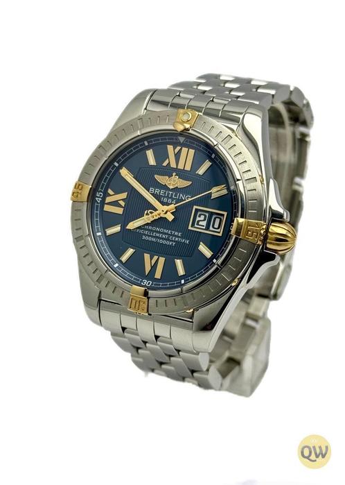 Breitling Cockpit Big Date Steel &amp; Gold, Sieraden, Tassen en Uiterlijk, Horloges | Heren, Polshorloge, Gebruikt, Breitling