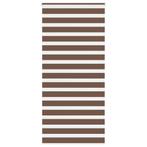 vidaXL Zebra rolgordijn 110x230 cm stofbreedte 105,9cm, Huis en Inrichting, Verzenden, Nieuw, Bruin