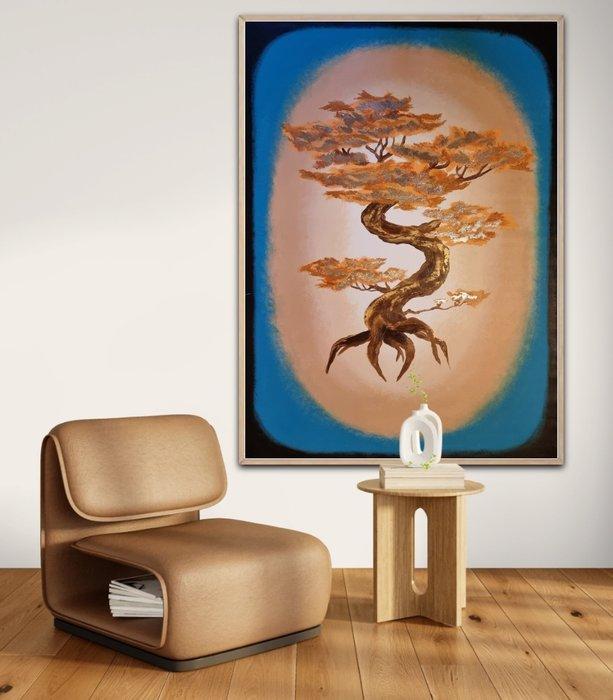Alla Faber - Aurea - Tree of Light , XXL, Antiek en Kunst, Kunst | Schilderijen | Modern