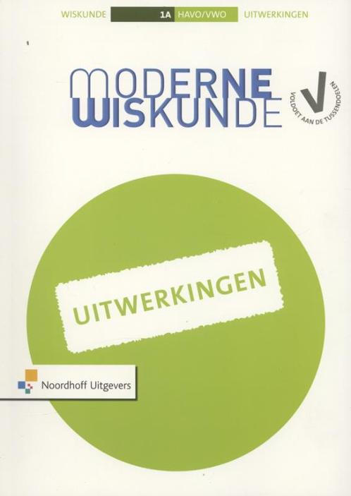 Moderne Wiskunde 10  havovwo 1a  deel Uitwerki 9789001813543, Boeken, Techniek, Zo goed als nieuw, Verzenden