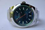 Horloge Rolex Milgauss 03/2021 Full set, Perfecte staat, Staal, Ophalen of Verzenden, Zo goed als nieuw, Rolex
