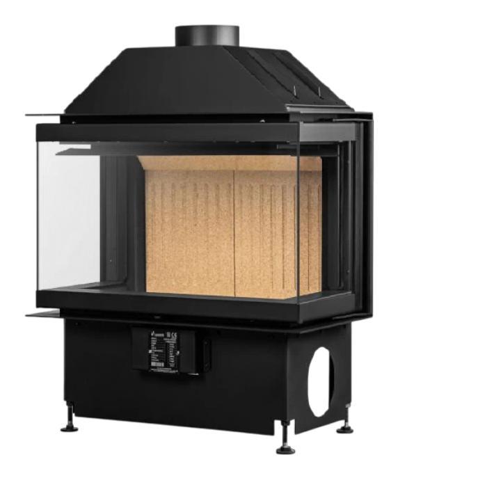 Inbouw Houtkachel Crystal 70 Open Side, Huis en Inrichting, Kachels