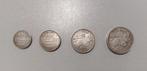 Monaco. Série de 4 Essai-Piéfort en argent (10 Francs, 20