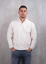 -30% Tommy Hilfiger  Tommy Hilfiger Reg s flag polar 1/4 zip, Verzenden, Nieuw, Beige