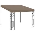 vidaXL Wandprieel 3x3x2,5 m taupe, Tuin en Terras, Partytenten, Verzenden, Nieuw