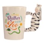 Beker met zebra handvat NIEUW, Huis en Inrichting, Keuken | Servies, Ophalen of Verzenden, Nieuw
