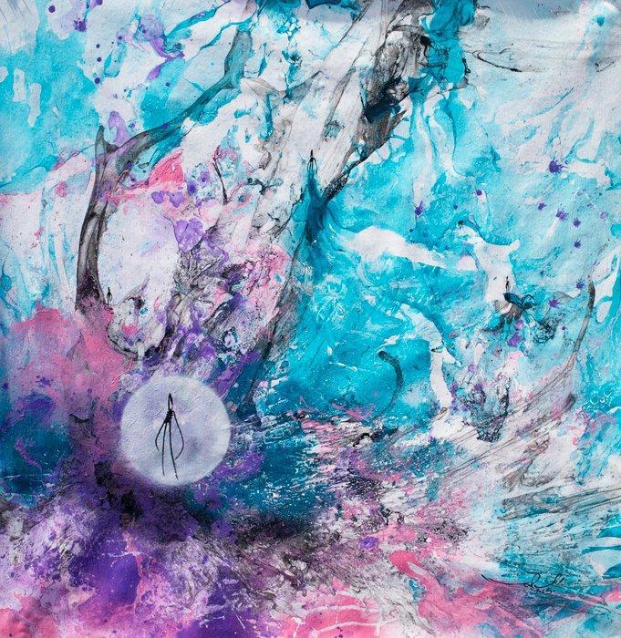 RAM - Cosmic Walker - Los 3 Hermanos - Xl Size, Antiek en Kunst, Kunst | Schilderijen | Modern
