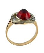 Ring - 14 karaat Geel goud, Antieke 14K gouden ring met, Sieraden, Tassen en Uiterlijk, Ringen, Nieuw