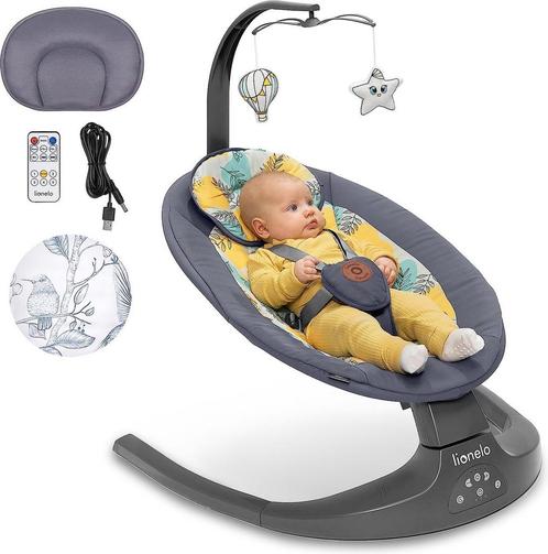 Lionelo Ralf - Babyschommel Premium - 2in1 - 5 automatische, Kinderen en Baby's, Kinderstoelen, Verzenden