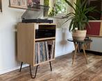 Eiken Platenspeler / audiomeubel voor LPs & apparatuur, Cd's en Dvd's, Ophalen, 12 inch, Nieuw in verpakking