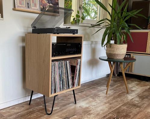Eiken Platenspeler / audiomeubel voor LPs en apparatuur, Cd's en Dvd's, Vinyl | Overige Vinyl, Nieuw in verpakking, 12 inch, Ophalen of Verzenden