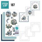 Stitch and do set 187, Hobby en Vrije tijd, Kaarten | Zelf maken, Ophalen of Verzenden, Nieuw, Kerst, Blanco kaart of Basiskaart