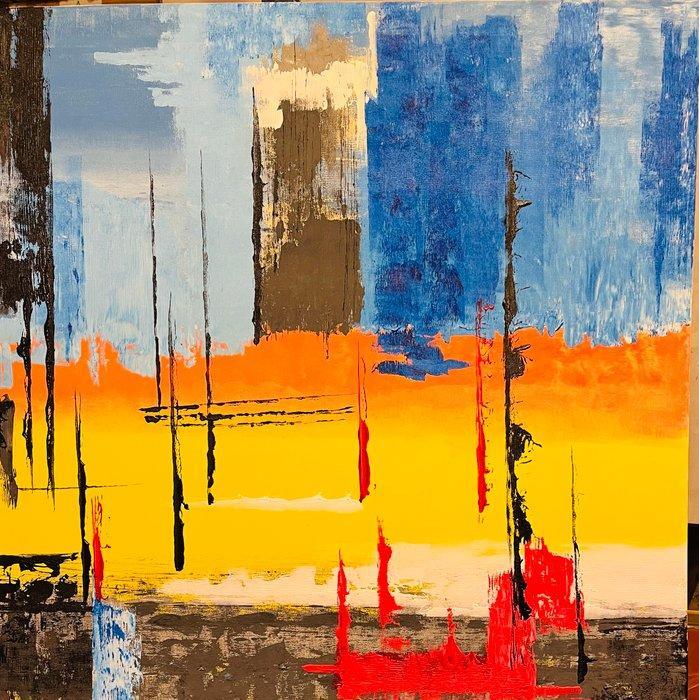 Paolo Contin - Vitalità, Antiek en Kunst, Kunst | Schilderijen | Modern