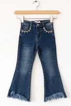 Retro flared jeans voor meisjes met steentjes | NIEUW, Ophalen of Verzenden, Nieuw, Meisje