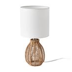 lux.pro Tafellamp Alfreton bureaulamp 36 cm E14 beige chroom, Huis en Inrichting, Verzenden, Nieuw