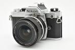 Nikon FM Silver + Ai-s Nikkor Auto 3.5/28mm Single lens, Nieuw